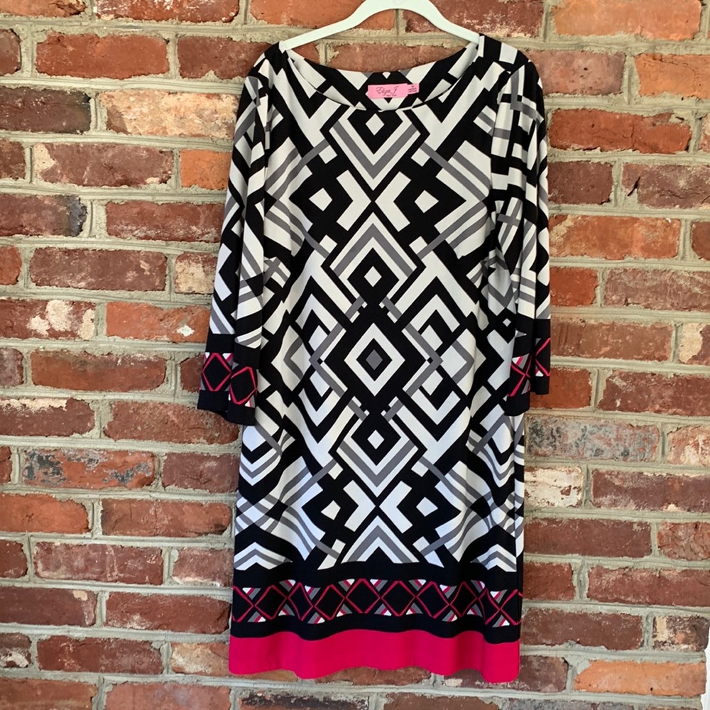 Eliza J Dress Size 14 with 3/4 Sleeves